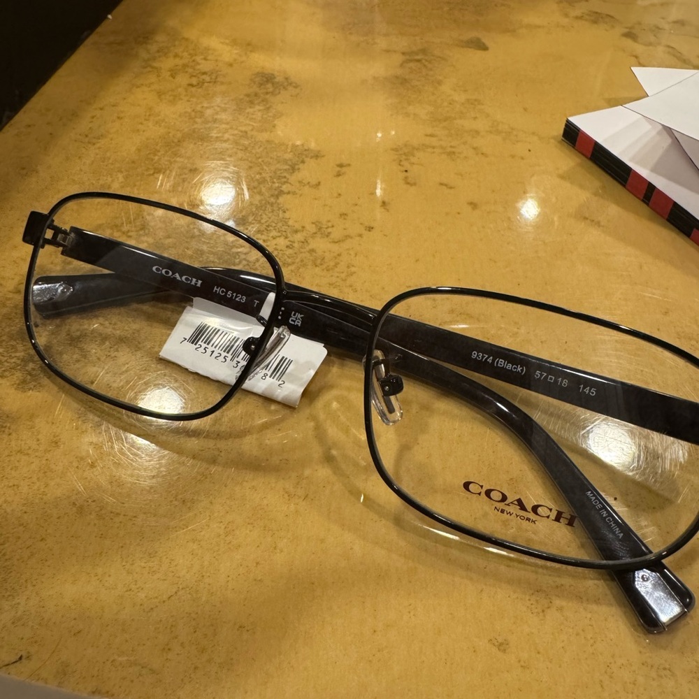 Coach Black Glasses